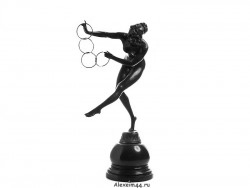 БРОНЗОВАЯ СКУЛЬПТУРА "ТАНЦОВЩИЦА"