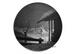 ДЕКОРАТИВНАЯ ТАРЕЛКА "РОЖДЕСТВО 1952"